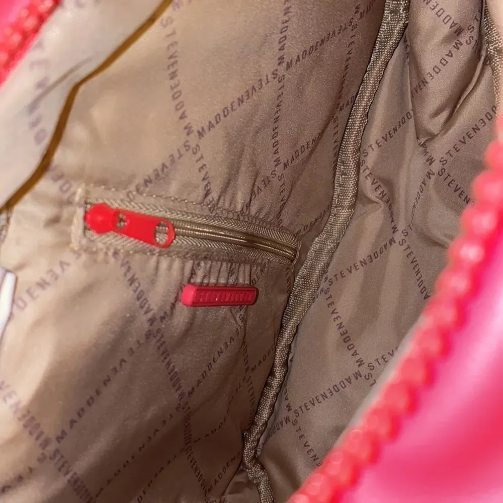 NWT Steve Madden (bjaya) Backpack w/Matching Coin Pouch -Pink